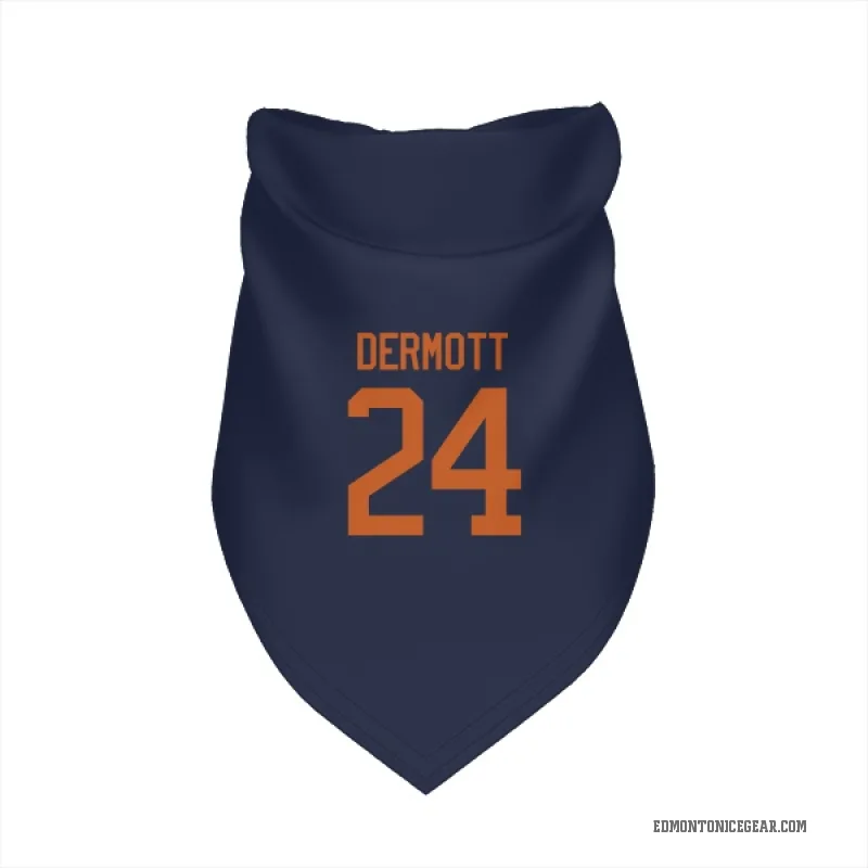 Travis Dermott Navy Edmonton Oilers Cat & Dog Pet Bandana